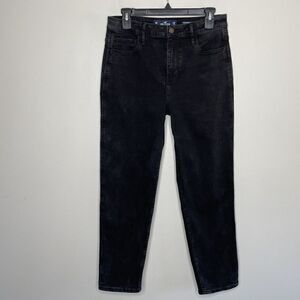 HOLLISTER Jeans Womens 11 Black Ultra High-Rise Mom 30 x 27 Classic Stretch